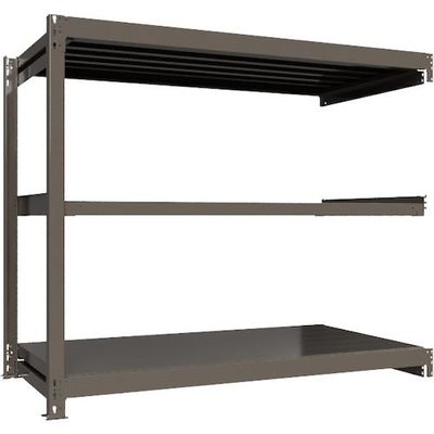 ICHIMAI 重量ボルトレスラック 段荷重1000Kg H1500×W1800×D900 天地3段 連結グレー TH1000-569R3（直送品）