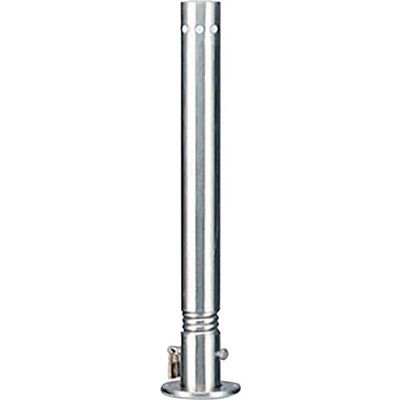 カネソウ 車止め 上下式 ステンレス製 スプリング付 南京錠付 Uシリーズ UD0770SEL 1本 259-4791（直送品）