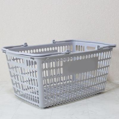 大和産業 買い物かご SLー20 ライトグレー 10個セット SL-20-LGY-10P 1セット(10個) 538-0350（直送品）