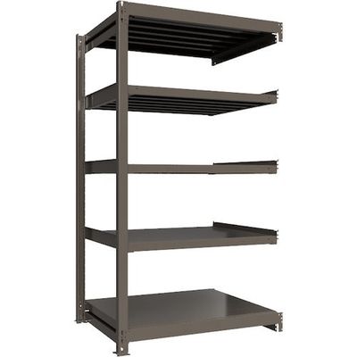 ICHIMAI 重量ボルトレスラック 段荷重1000Kg H2100×W1200×D900 天地5段 連結グレー TH1000-749R5（直送品）