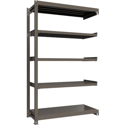 ICHIMAI 重量ボルトレスラック 段荷重1000Kg H2400×W1500×D600 天地5段 連結グレー TH1000-856R5（直送品）