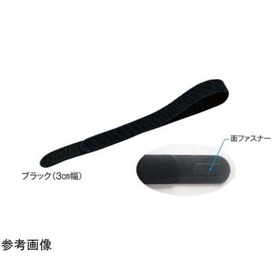 アシスト エラストマジックベルト ブラック 3×45cm 03309 1本 68-4063-02（直送品）