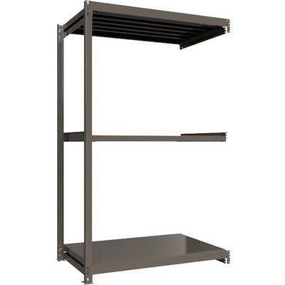 ICHIMAI 重量ボルトレスラック 段荷重1000Kg H2400×W1500×D900 天地3段 連結グレー TH1000-859R3（直送品）