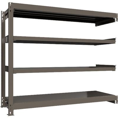 ICHIMAI 重量ボルトレスラック 段荷重1000Kg H1500×W1800×D600 天地4段 連結グレー TH1000-566R4（直送品）