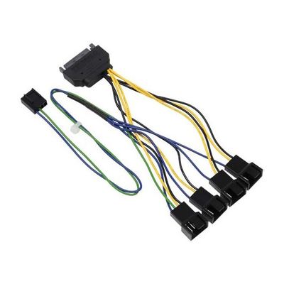 アイネックス ファンPWM信号4分岐ケーブル 10cm CA-864SAPSA 1個 67-9218-45（直送品）