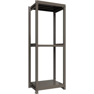 ICHIMAI 重量ボルトレスラック 段荷重1000Kg H2400×W900×D600 天地3段 単体グレー TH1000-836T3（直送品）