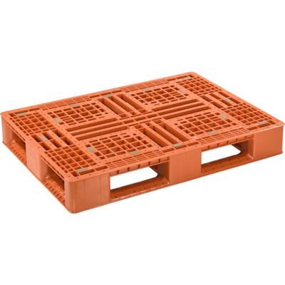 日本プラパレット NPC プラスチックパレットFAー1108 片面四方差し ブラウン FA-1108 1枚 432-8330（直送品）