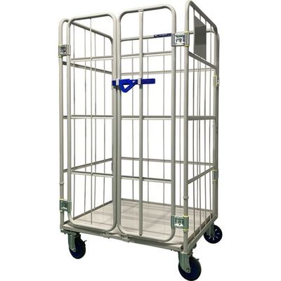 ワコーパレット ワコー カーゴプレスタ観音扉付950×800×1700床スチール ベージュ色 WK6-95(KT) 1台 473-0890（直送品）