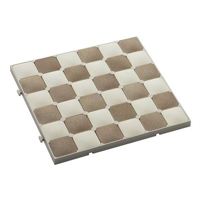 アネスティ 珪藻土 ジョイント式バスマット用 継足しバスマット ベージュ 64-4206-07 1個（直送品）