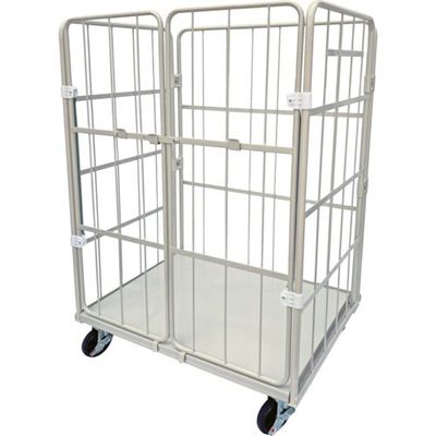 ヤマト・インダストリー ヤマト 床板スチール製観音扉付コンビテナー KRC80-SI 1台 385-7421（直送品）