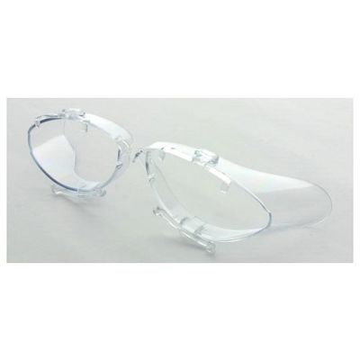 名古屋眼鏡 花粉対策メガネ スカッシーメガネにカバー S 8760-01 1本 68-0312-25（直送品）