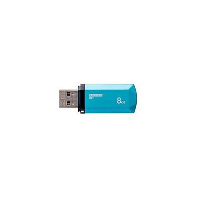 アドテック USBフラッシュメモリ UKT USB2.0 8GB ブルー AD-UKTSL8G-U2 1個 67-7461-96（直送品）