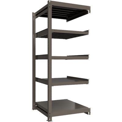 ICHIMAI 重量ボルトレスラック 段荷重1000Kg H2100×W900×D900 天地5段 連結グレー TH1000-739R5（直送品）