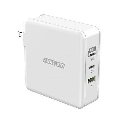 アドテック PD充電器 最大140W ホワイト APD-V140AC2-WH 1個 67-7463-04（直送品）