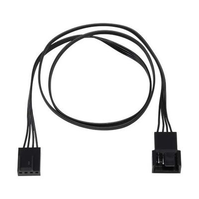 アイネックス PWMファン用電源延長リボンケーブル 50cm ブラック CA-099A 1個 67-9218-35（直送品）