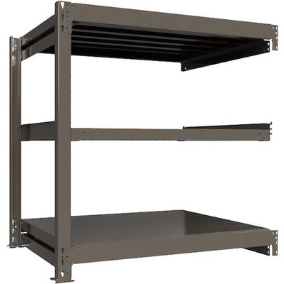 ICHIMAI 重量ボルトレスラック 段荷重1000Kg H1200×W1200×D900 天地3段 連結グレー TH1000-449R3（直送品）