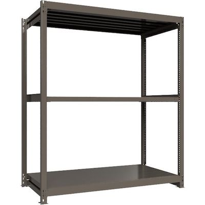 ICHIMAI 重量ボルトレスラック 段荷重1000Kg H2100×W1800×D900 天地3段 単体グレー TH1000-769T3（直送品）