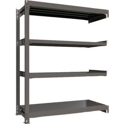 ICHIMAI 重量ボルトレスラック 段荷重1000Kg H1800×W1500×D600 天地4段 連結グレー TH1000-656R4（直送品）