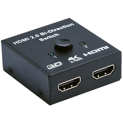 Trimate HDMI切替器 双方向対応(2入力・1出力/1入力・2出力) TR-HDM2 1個 67-4918-60（直送品）