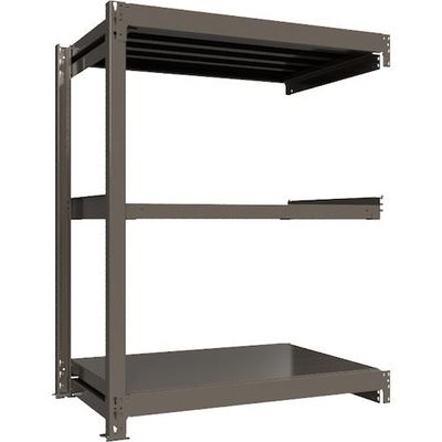 ICHIMAI 重量ボルトレスラック 段荷重1000Kg H1500×W1200×D750 天地3段 連結グレー TH1000-547R3（直送品）