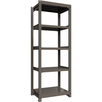 ICHIMAI 重量ボルトレスラック 段荷重1000Kg H2400×W900×D600 天地5段 単体グレー TH1000-836T5（直送品）