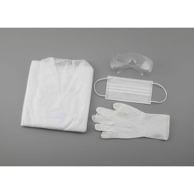 アズワン ディスポ実験着セットLL 66-0033-43 1セット（直送品）