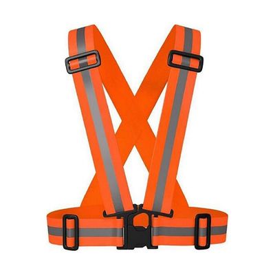 Trimate 安全反射ベスト 伸縮 タスキタイプ オレンジ TR-AHB001-OR 1個 67-4917-72（直送品）