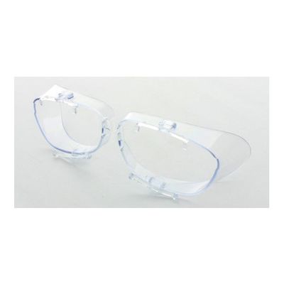 名古屋眼鏡 花粉対策メガネ スカッシーメガネにカバー L 8762-01 1本 68-0312-27（直送品）