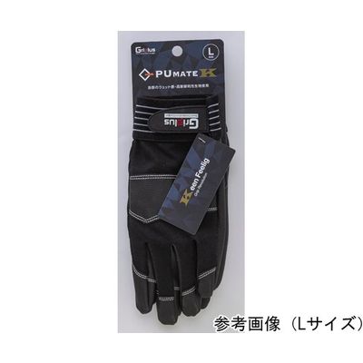 アクセス 合成皮革手袋 (PUメイト・K) M 10双入り GP-020 1セット(10双) 65-5554-75（直送品）