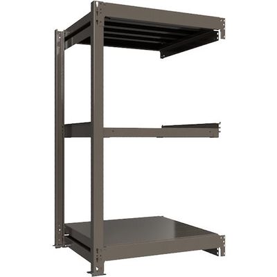 ICHIMAI 重量ボルトレスラック 段荷重1000Kg H1500×W900×D750 天地3段 連結グレー TH1000-537R3（直送品）