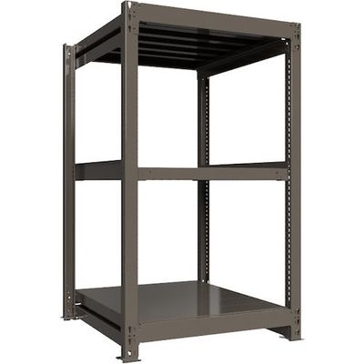 ICHIMAI 重量ボルトレスラック 段荷重1000Kg H1500×W900×D900 天地3段 単体グレー TH1000-539T3（直送品）