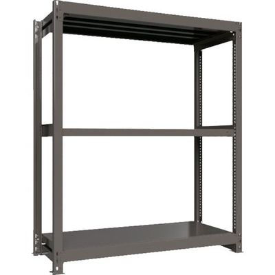 ICHIMAI 重量ボルトレスラック 段荷重1000Kg H1800×W1500×D600 天地3段 単体グレー TH1000-656T3（直送品）