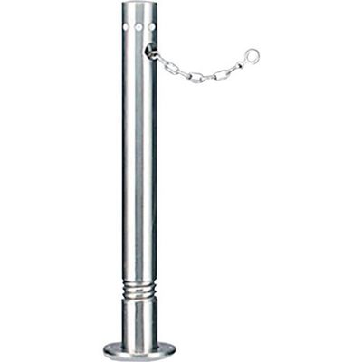 カネソウ 車止め 上下式 ステンレス製 スプリング付 ワンタッチ錠付 Uシリーズ UD0770SC 1本 259-6321（直送品）