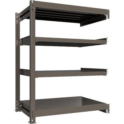 ICHIMAI 重量ボルトレスラック 段荷重1000Kg H1500×W1200×D750 天地4段 連結グレー TH1000-547R4（直送品）