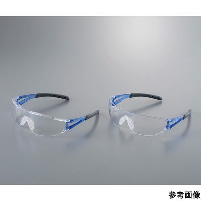 アズワン×山本光学 JIS一眼形軽量保護メガネ(JIS T8147適合)上部ひさしカバーあり・ストラップあり LF-401AS 1個（直送品）