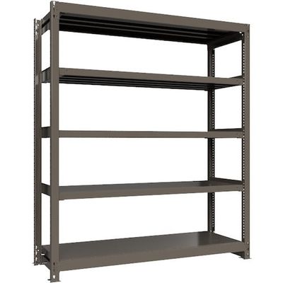ICHIMAI 重量ボルトレスラック 段荷重1000Kg H2100×W1800×D600 天地5段 単体グレー TH1000-766T5（直送品）