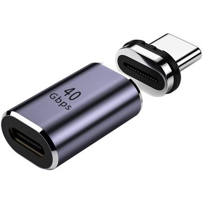 Trimate マグネット式USBアダプタ USB TypeーC Thunderbolt3対応 I字型 TR-MA003-I 1個（直送品）