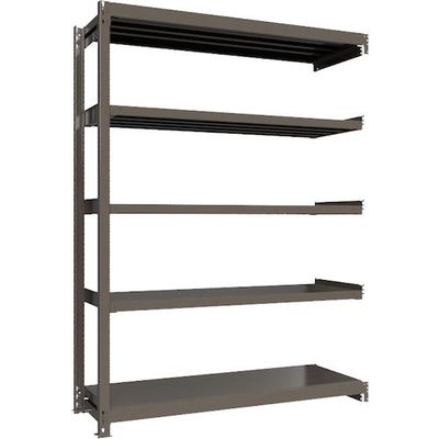 ICHIMAI 重量ボルトレスラック 段荷重1000Kg H2400×W1800×D600 天地5段 連結グレー TH1000-866R5（直送品）