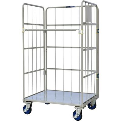 ワコーパレット ワコー 床板スチール製カゴ車 1000x800x1700 WK6-10 1台 473-0892（直送品）