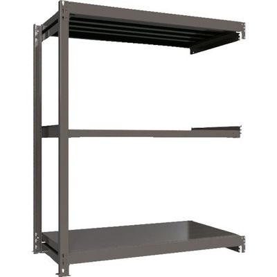 ICHIMAI 重量ボルトレスラック 段荷重1000Kg H1800×W1500×D750 天地3段 連結グレー TH1000-657R3（直送品）