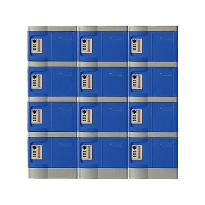 MTセキュリティジャパン 小物入れロッカー(ダイヤル錠) 3列4段/12人用 T-280E-3-4 1セット 64-9603-30（直送品）