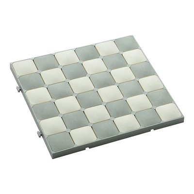 アネスティ 珪藻土 ジョイント式バスマット用 継足しバスマット グレー 64-4206-08 1個（直送品）