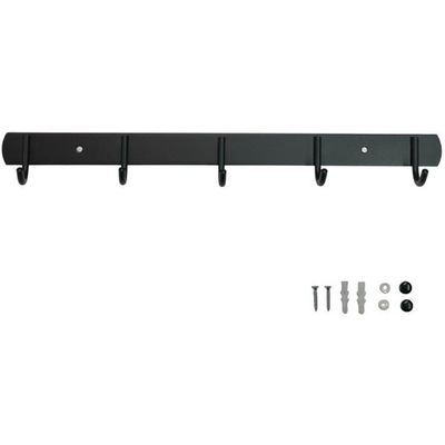 Trimate 壁面用ステンレスフック ブラック フック5本 TR-KF001-5 1個 67-4918-90（直送品）