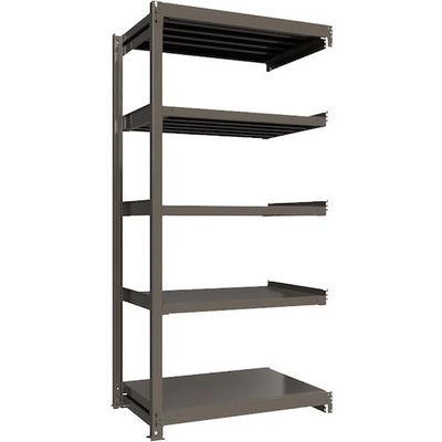 ICHIMAI 重量ボルトレスラック 段荷重1000Kg H2400×W1200×D750 天地5段 連結グレー TH1000-847R5（直送品）