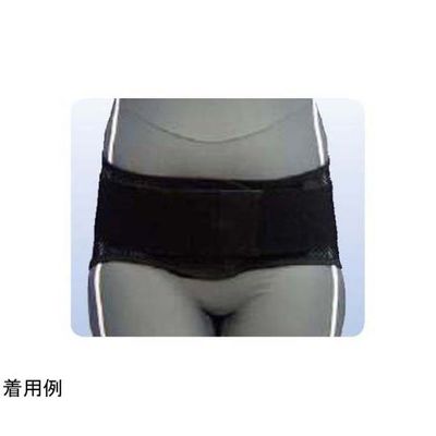 アシスト ウエストサポート ブラック(袋パッケージ) LL 15214 1本 68-4059-08（直送品）