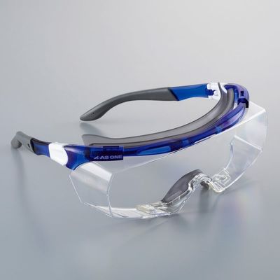 アズワン×山本光学 JIS一眼形オーバーグラス保護メガネストラップあり SN-770AS 1個 4-6752-02（直送品）