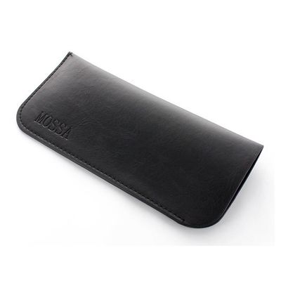 名古屋眼鏡 ソフトケース(MOSSA) ブラック 2518-01 1個 67-9362-80（直送品）