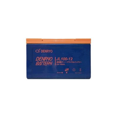 電菱 DENRYO BATTERY JL100-12 1台 63-3422-15（直送品）