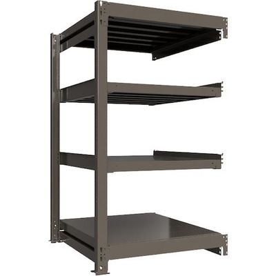 ICHIMAI 重量ボルトレスラック 段荷重1000Kg H1500×W900×D900 天地4段 連結グレー TH1000-539R4（直送品）