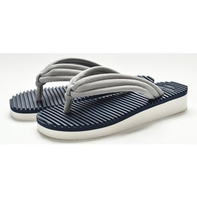 ラッキーベル Rebornサンダル yubiーku03(ネイビー) LL 67-8176-13 1足（直送品）